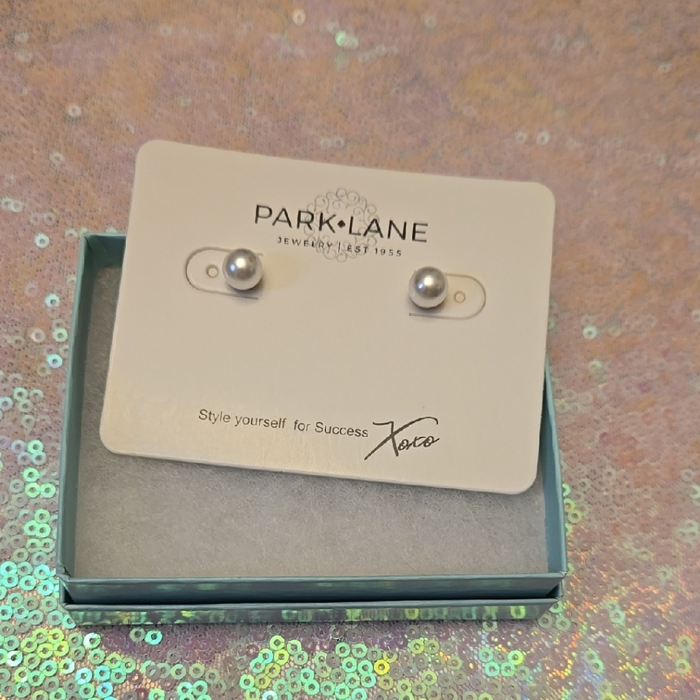 Park Lane Pearl Minimalist Stud Earrings